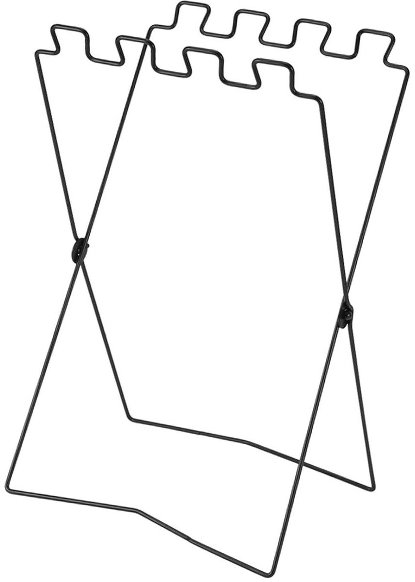 Draagbare Vuilniszakhouder - Vuilniszakrekstandaard Opvouwbaar - Keuken Organiseren - Snelle Installatie - 32 x 27 x 50 cm - Zwart