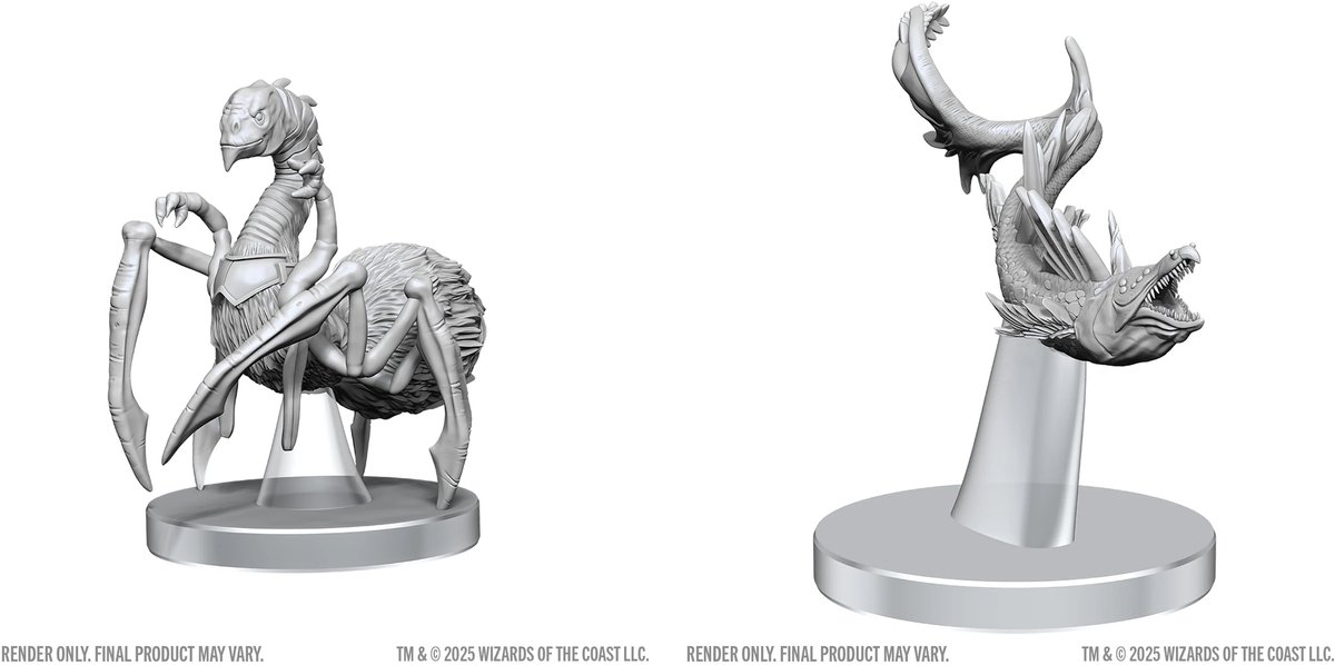D&D Nolzur's Marvelous Miniatures Neogi & Space Eel