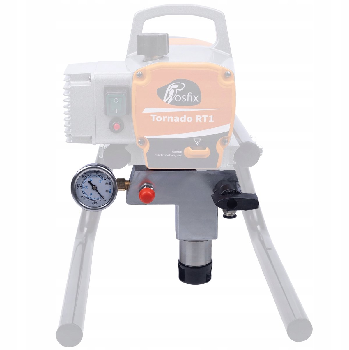Rosfix Pomp Set Tornado RT1 Spuitpomp - Hoge Prestaties 2,2 L/min 22 MPa - Manometer en Ventiel