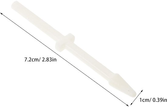 Maalstaafjes Microcentrifugebuisjes - Mengstaafjes Epoxyhars - Monsters Vermalen - Geoptimaliseerd Kleine Volumes - 72 cm - Wit — afbeelding 2