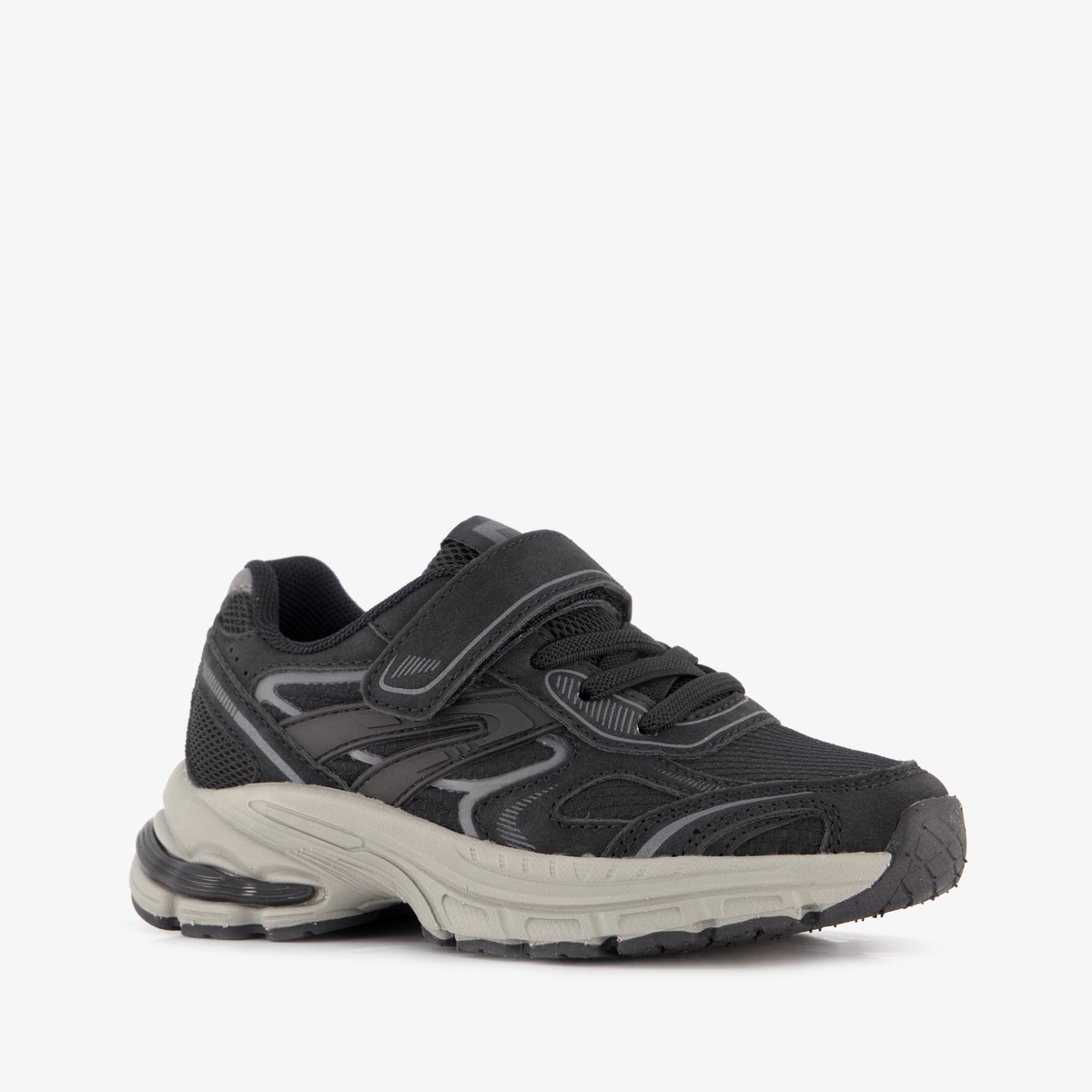 Blue Box jongens dad sneakers zwart grijs - Maat 29 - Uitneembare zool
