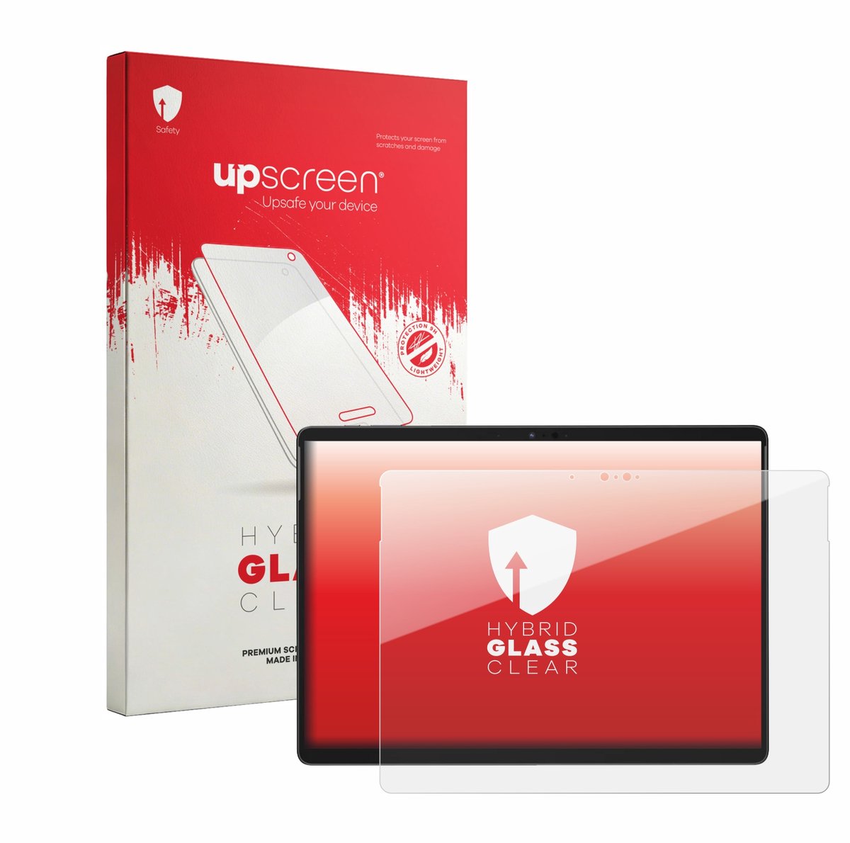 upscreen - Screenprotector voor Chuwi Hi10 Max 2-in-1 - Folie Beschermfolie Beschermglas transparant
