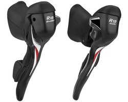 Paar shimano compatible dubbele aluminium road shifters behalve tiagra 4700 Microshift