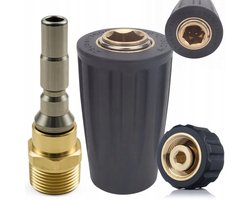 Rosfix Snelkoppeling Set Vervanging - M22x1,5 D12 1/4"" m - 250 bar, 150°C - Geschikt voor Kärcher, Kränzle
