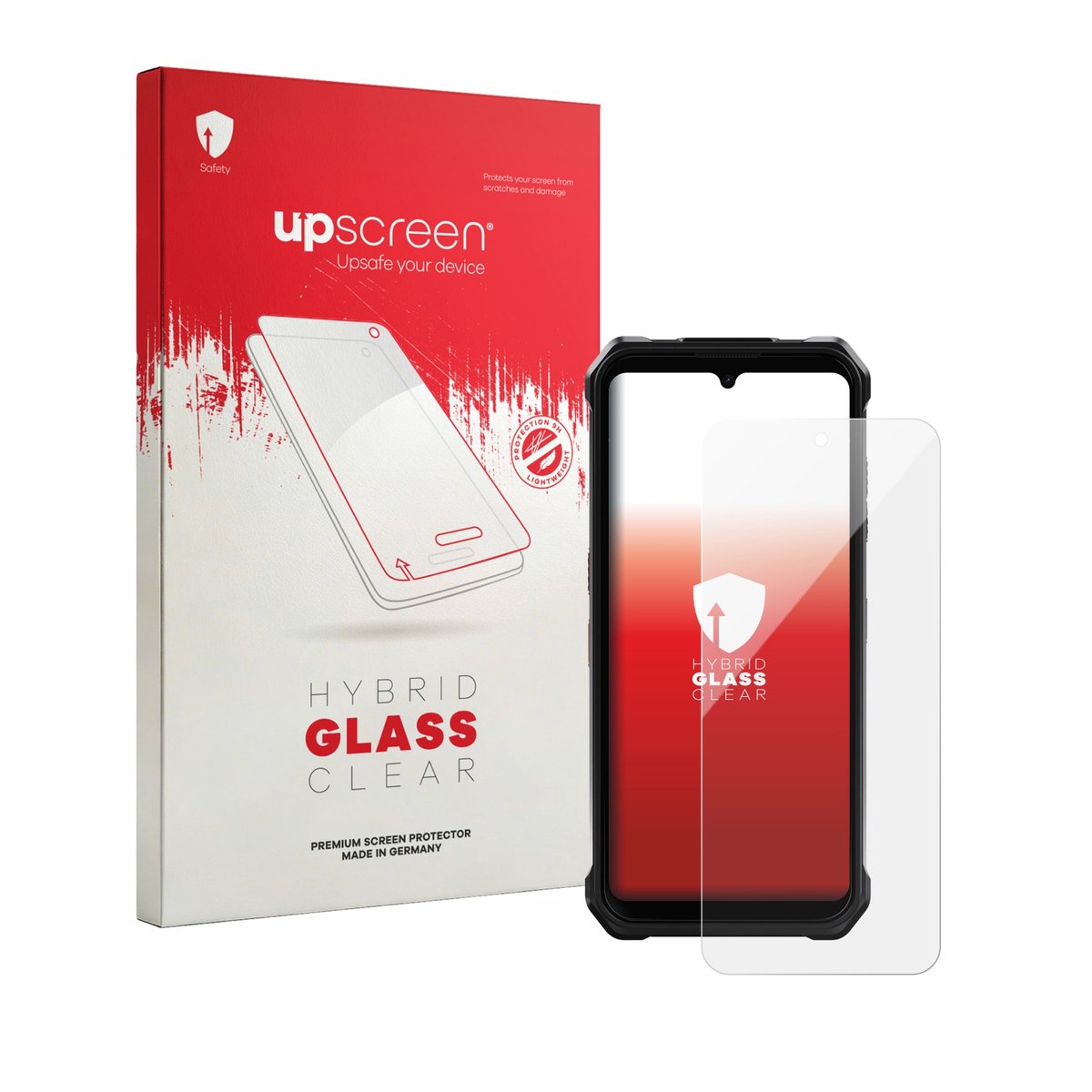 upscreen - Screenprotector voor Fossibot F110L - Folie Beschermfolie Beschermglas transparant