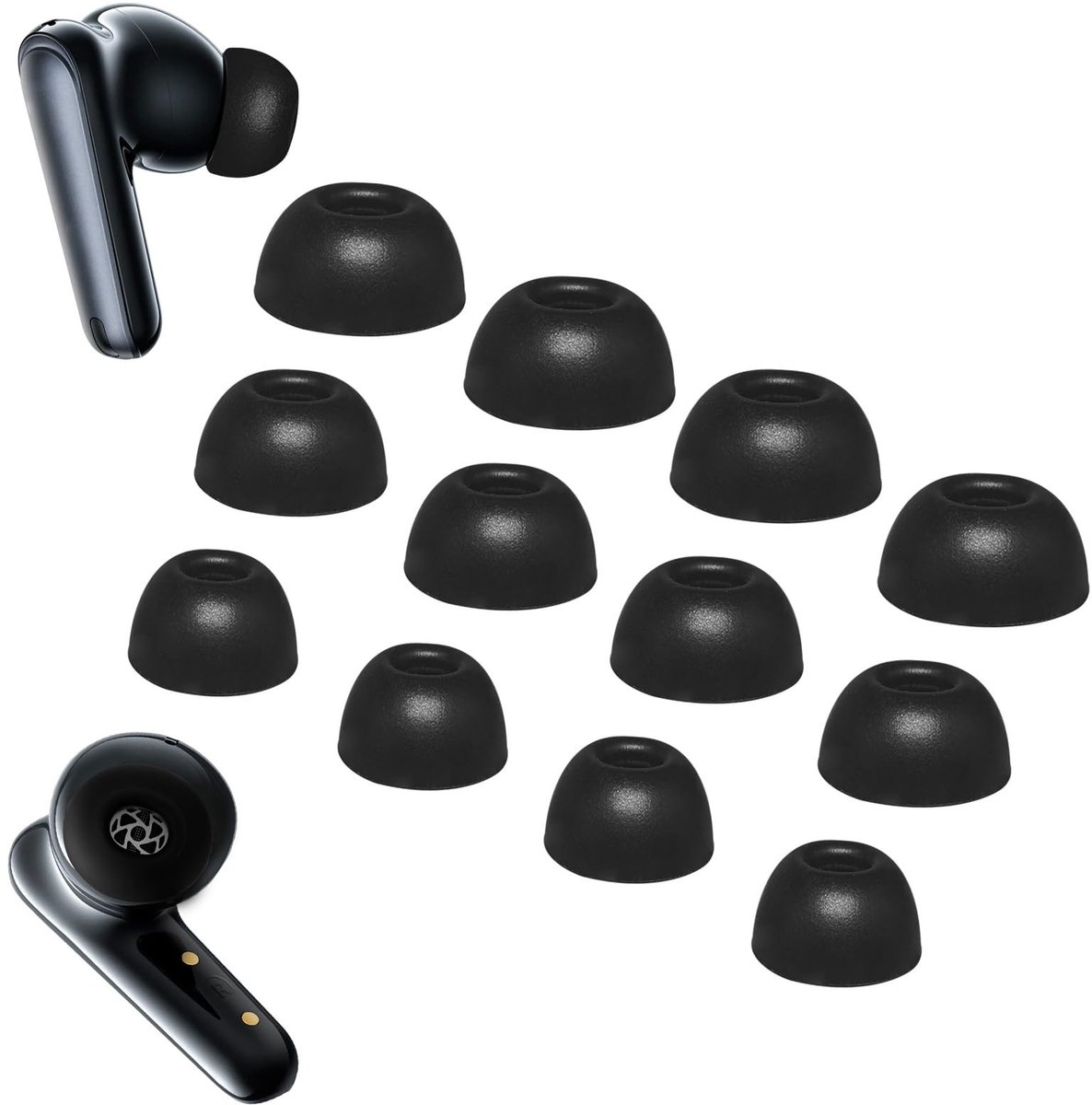 Omgoods - 6 Paar Vervangende Oordopjes voor Headphones