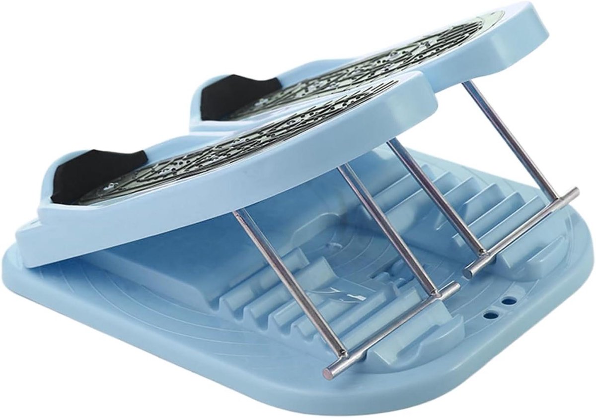 Enkel Stretch Board - Rekplank Kuit - Fitness Thuis - Antislip Basis - 33 cm - Blauw