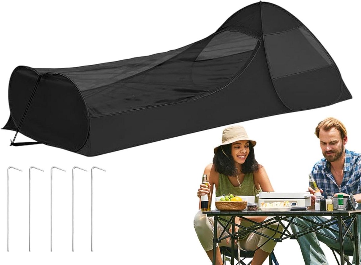 Opvouwbare Slaaptent - Draagbare Bedluifel - Kamperen en Reizen - Snelle Pop-Up Installatie - 220 x 105 x 75 cm