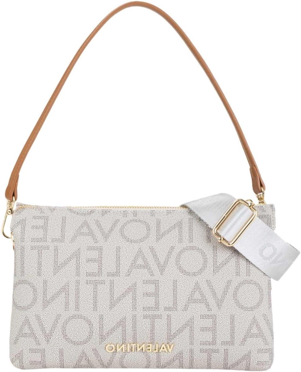 Schoudertas - Crossbody tas - Dagelijks gebruik - Verstelbare band - 26 x 17 cm - Beige