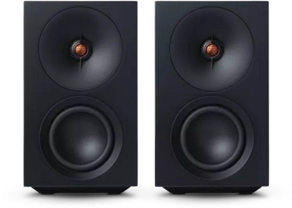 Cambridge Audio L/R S Actieve Boekenplankspeaker - Zwart (Paar)