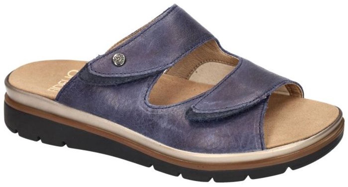 Fidelio Hallux -Dames - blauw donker - slippers & muiltjes - maat 39