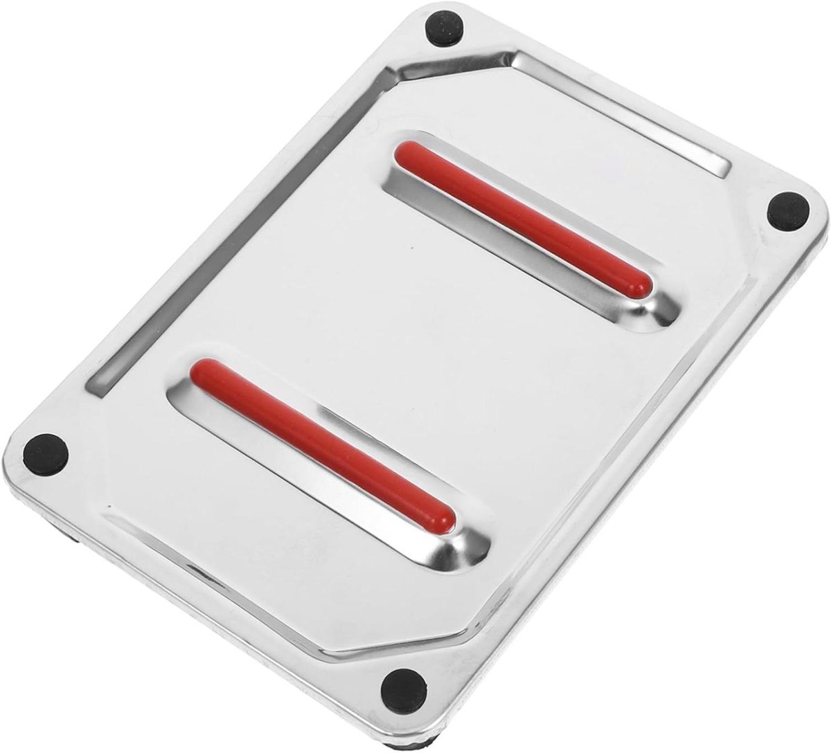 Strijkijzer Ondersteuning - Hittebestendige Mat - Strijkijzer Plaatsen - Roestvrij Staal - 22.6 x 16 x 1.2 cm - Grijs