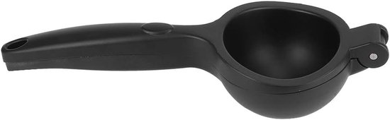 Handmatige Citroenpers - Fruitpers Keuken - Verse Sap Maken - Zware Zinklegering - 24 cm Lengte - Zwart — afbeelding 4