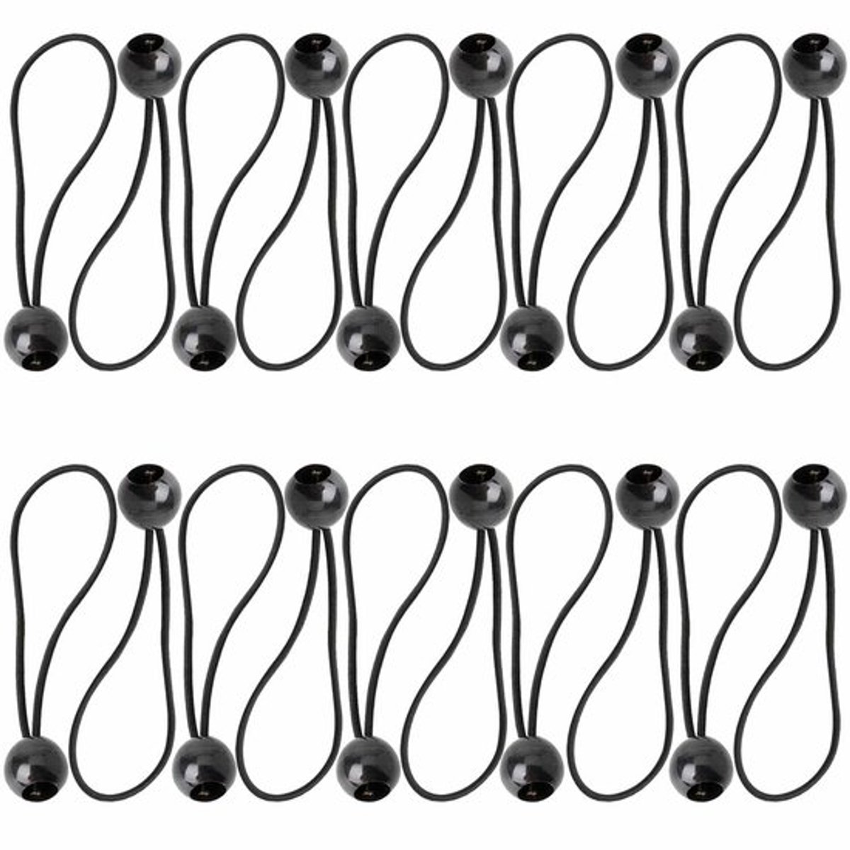 Bungeekoorden Zware Kwaliteit - Verstelbare Bungee-Riemen - Dekzeil Bevestiging - Tentriemen - Tuinhuisjes - Weerbestendig Nylon - Bungee Straps
