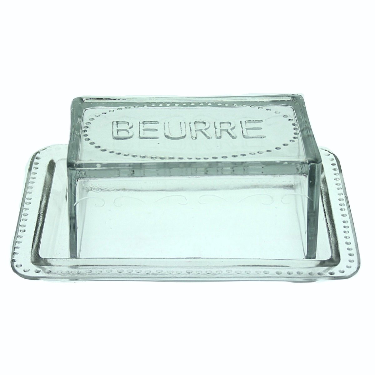 Botervloot Beurre met onderbord 19,5x13,5x7,5cm