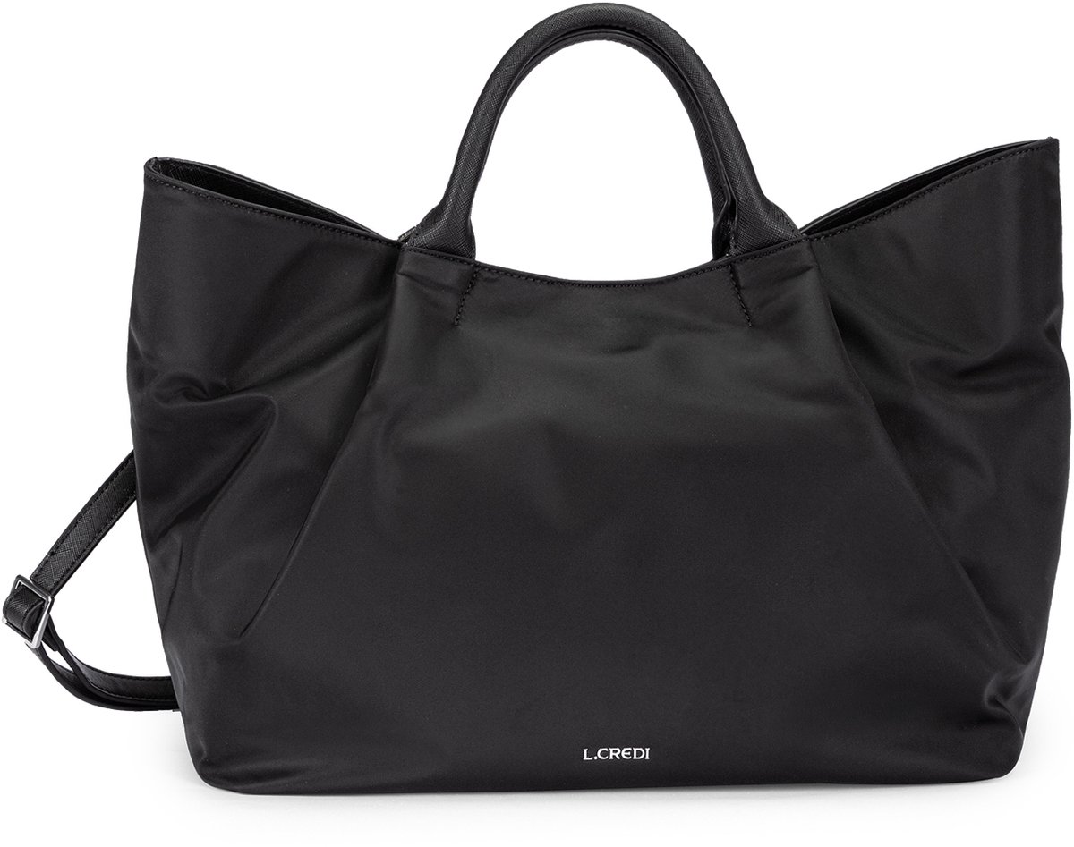 L.CREDI handtas schoudertas Shaindel Handbag Black zwart