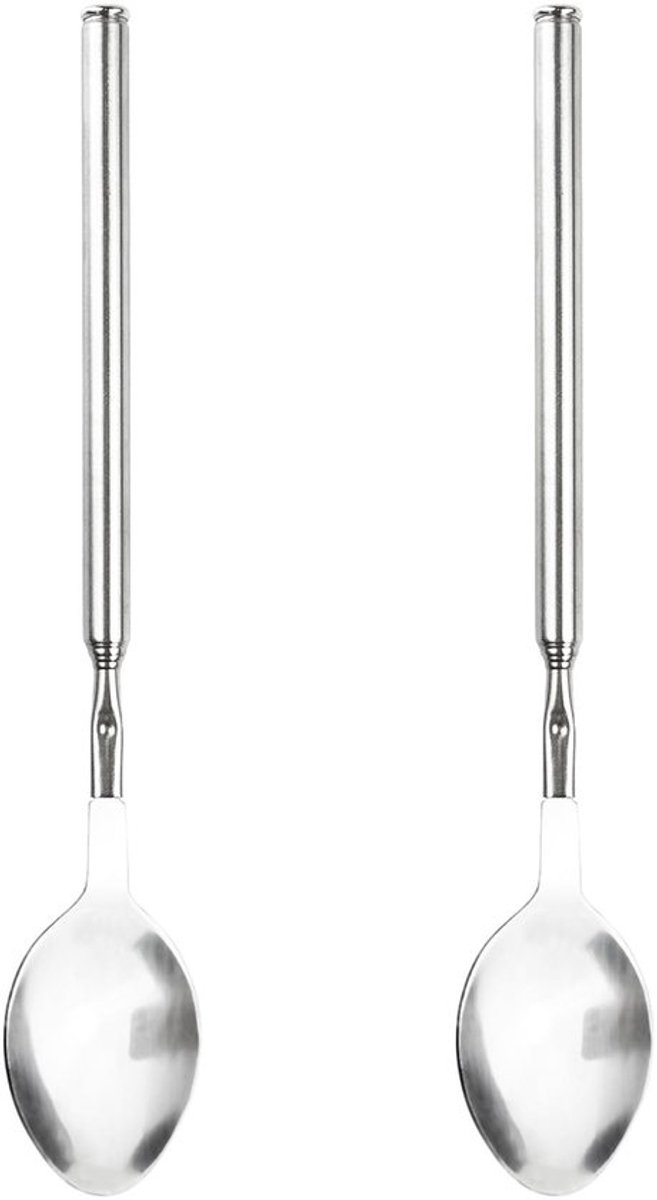Telescopische Lepel 63 cm - Roestvrij Staal - Uittrekbaar - Grill Keukenaccessoire - Barbecue - Tafelgerei - Opvouwbare Lepel