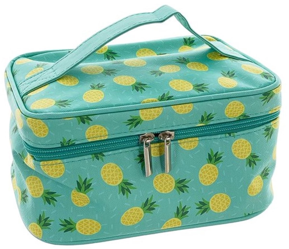 Cosmetische Tas Ruim - Make-up Tas met Spiegel - Toilettas - Opbergtas - Waterafstotend - Handvat - 20 x 14 x 11 cm - Make-uptas