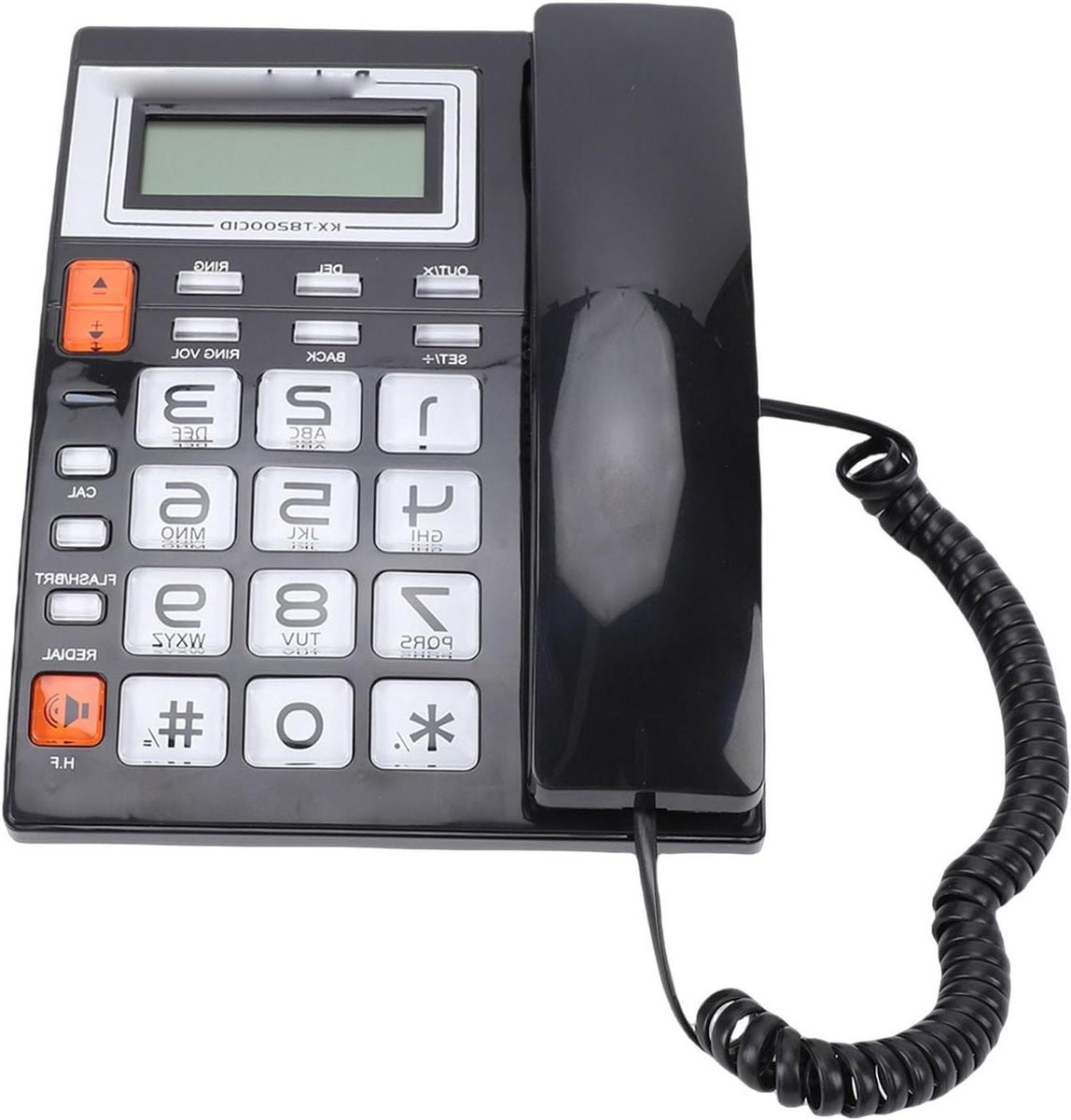 Vaste Telefoon met Snoer - Huistelefoon Kantoor - Betrouwbaar Bellen - Grote Knoppen Display