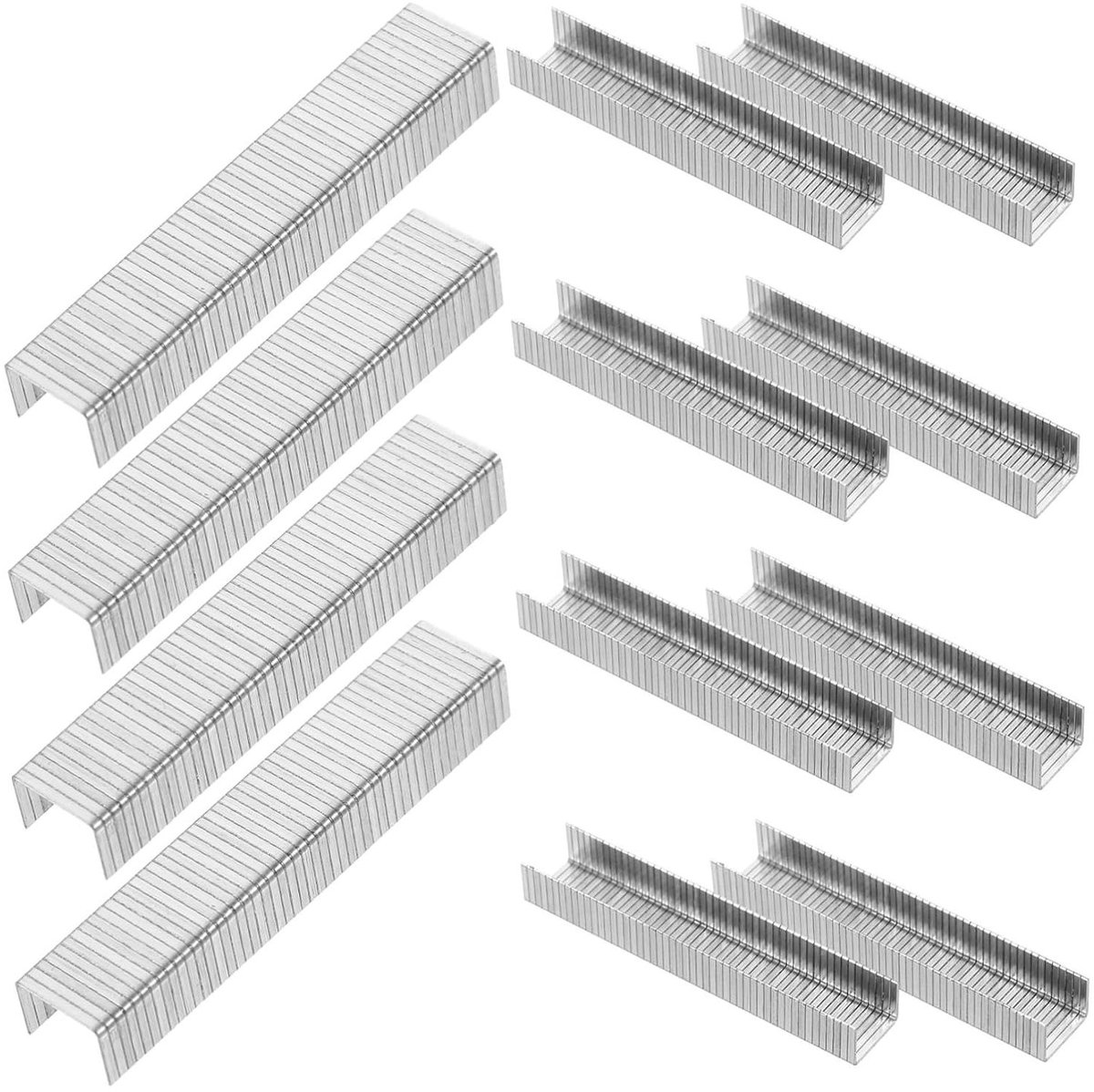 Lijm Krammen - Metaal Krammen Houtbewerking - Houtbewerking Stoffering - Lichtgewicht Duurzaam - 11 x 8 x 1 mm - Zilver
