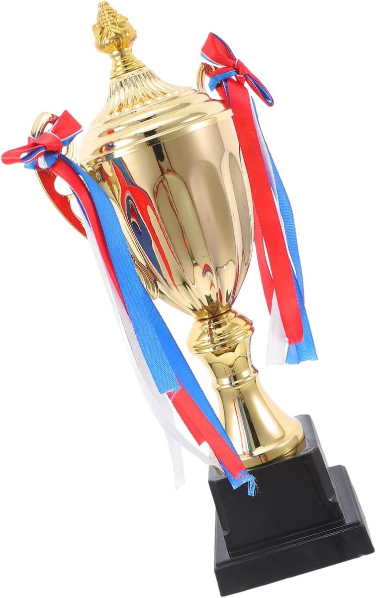 Gouden Trofee - Winnaarsbeker Prijs - Sportwedstrijden Vieren - Elegante Gouden Afwerking - 28.5 cm Hoog - Goud