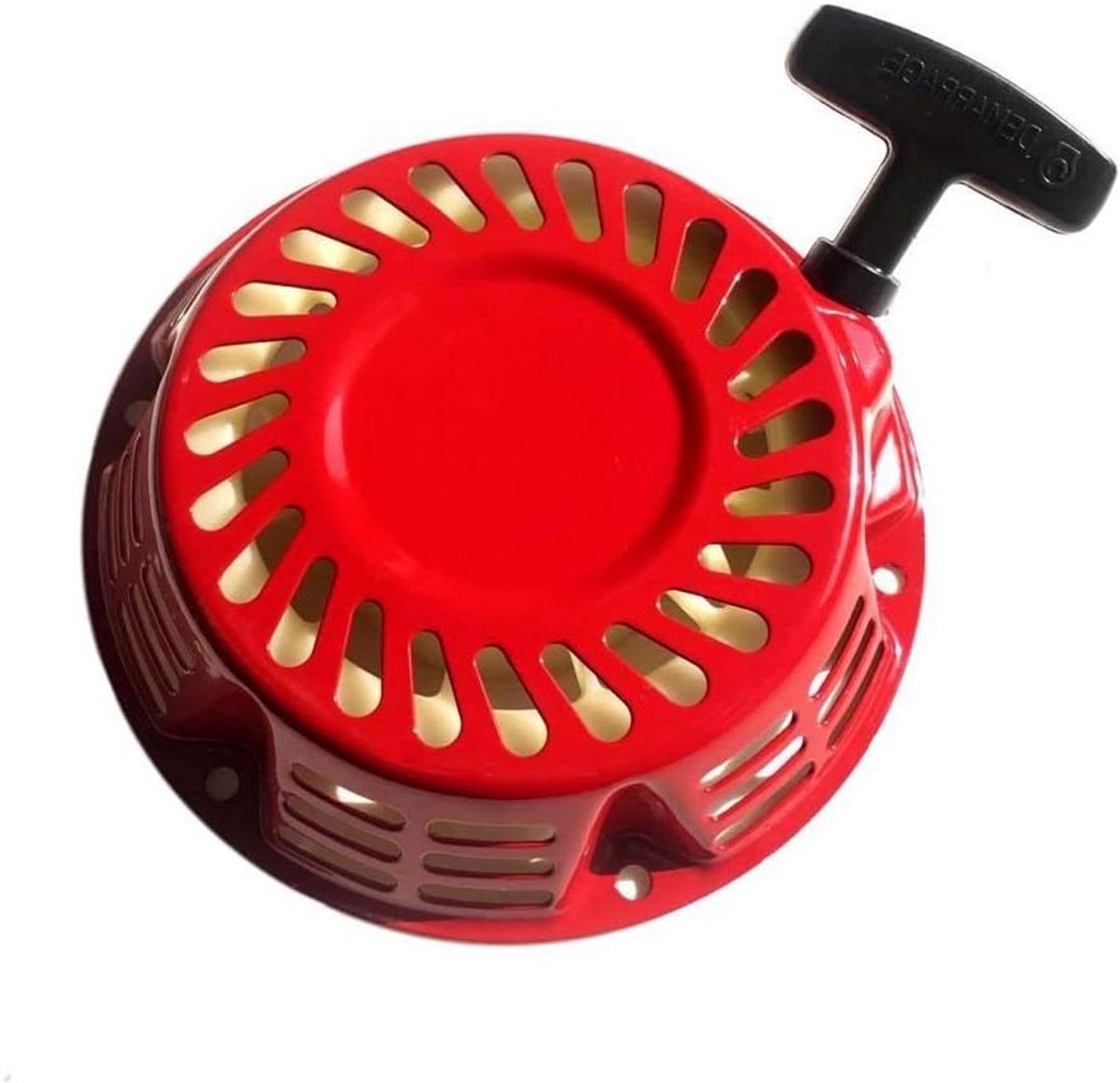 Trekstarter Trilplaat - Startmotor Omgekeerd - Vibratiedempers Starten - Hoogwaardige Afwerking - 1 Stuk - Zwart