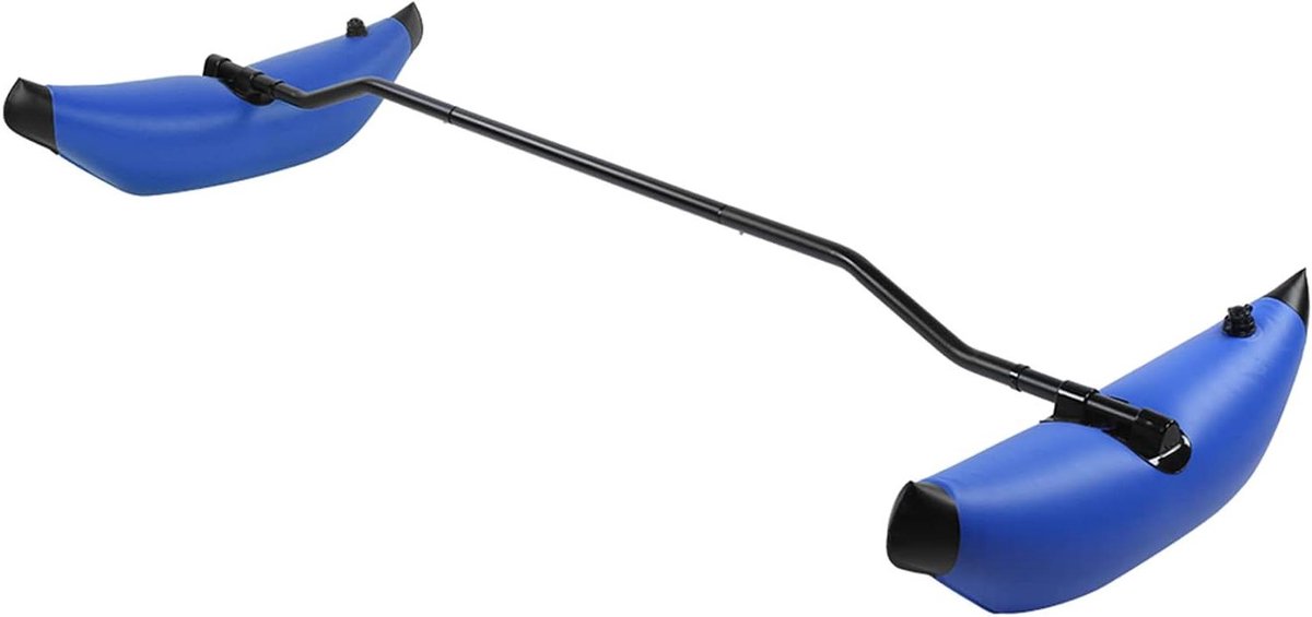 Opblaasbare Kajak Stabilisator - Drijvend Kano Accessoire - Extra Stabiliteit Watersport - Inclusief Reparatiekit - 75 cm - Blauw