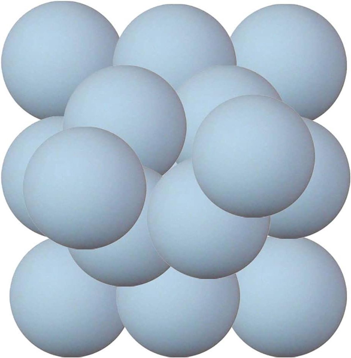 Tafelvoetbal Ballen - Mini Voetbal - Spel Plezier - Superhard Materiaal - 34 mm 15 Stuks - Wit