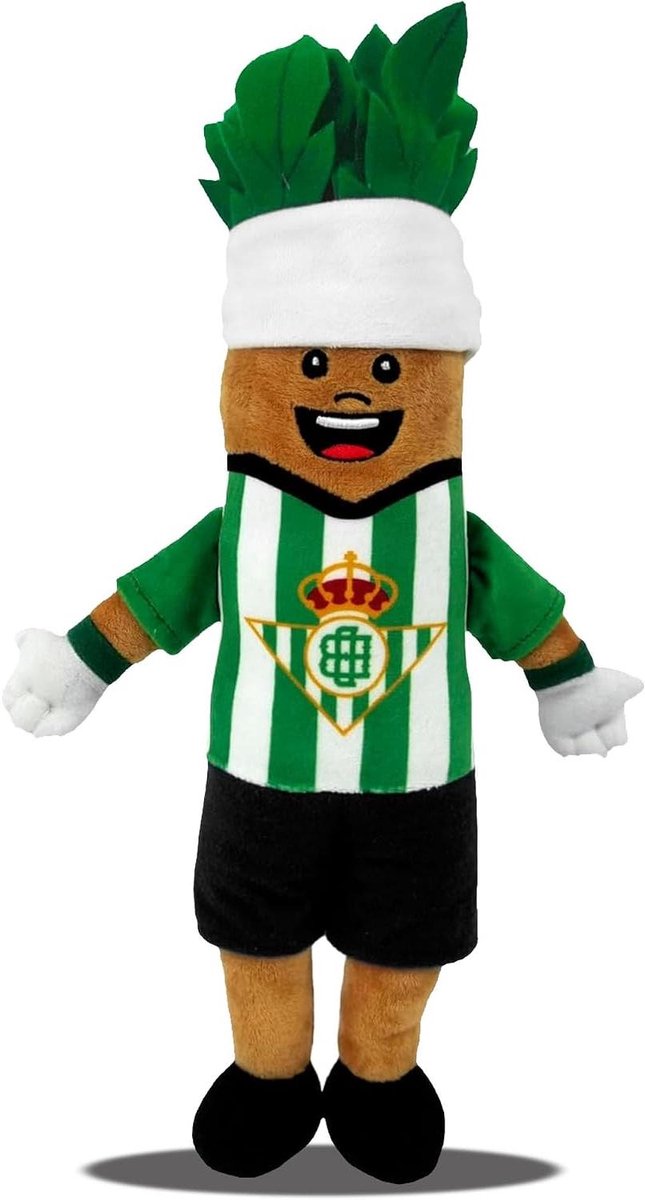 Pluche Beer - Voetbal Fan - Verzamelen - Officieel Product - 106 Gram - Groen Wit