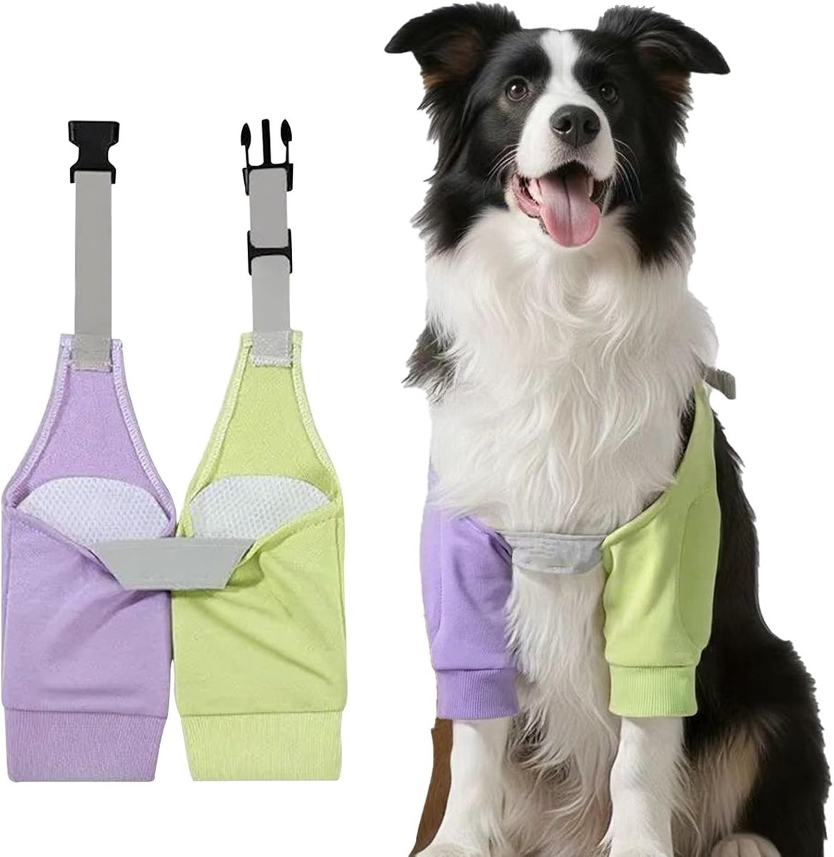 Elbow Bandage voor Honden in Contrasterende Kleuren, Duurzame Elleboogbeschermers en Herstel Sleeve voor Jaarlijkse Bescherming en Comfort