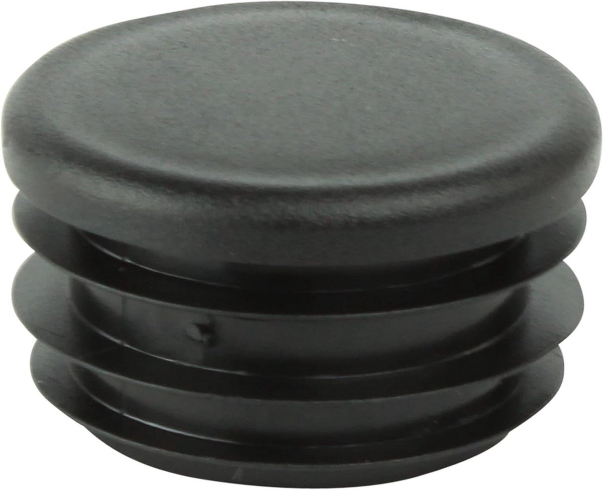 Rond Dop - Pijpstop - Meubels Beschermen - UV Bestendig - 40 mm - Zwart