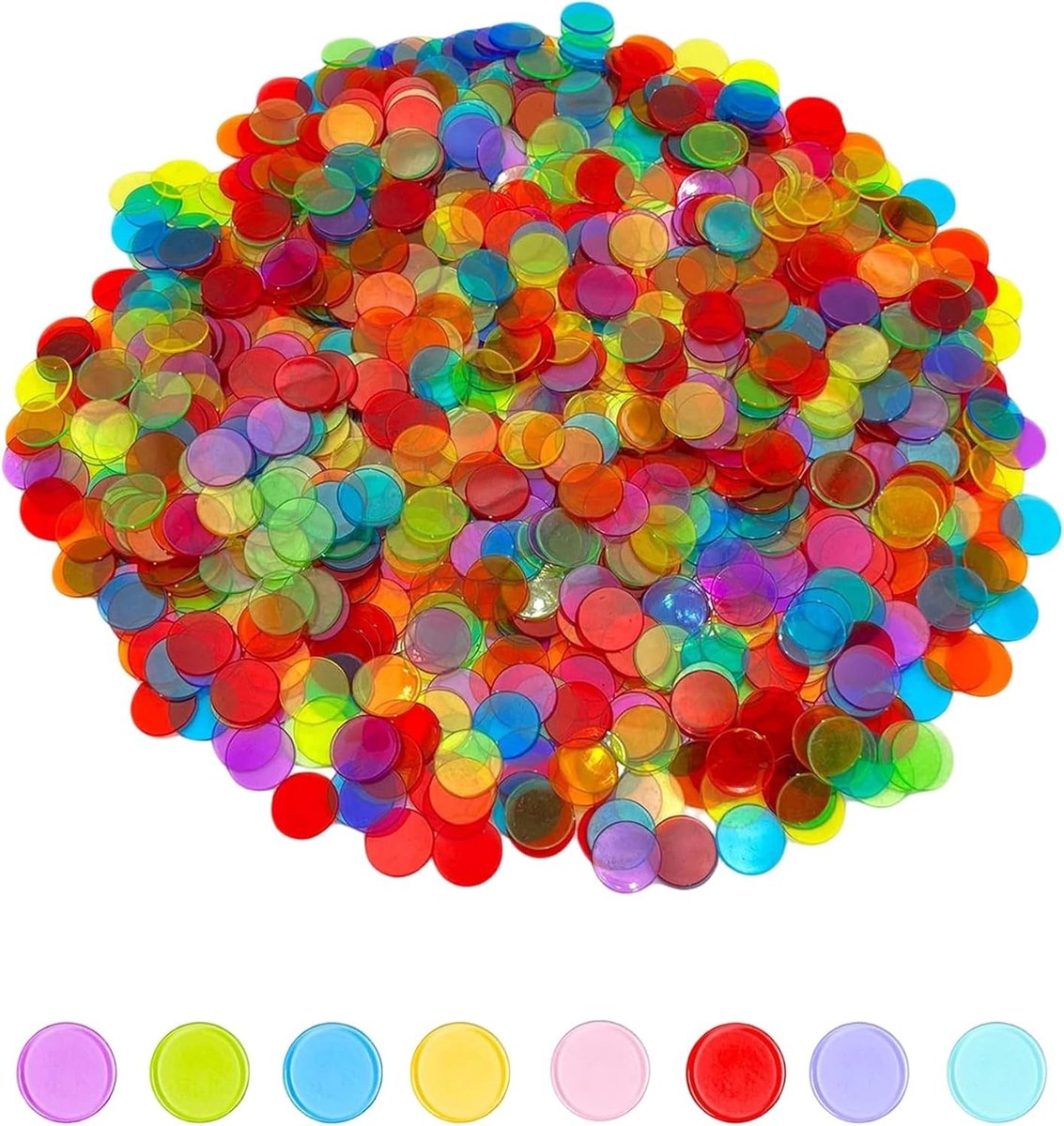 Pokerchips set van 100 stuks - Perfect voor pokeravonden, casinospellen en feestjes