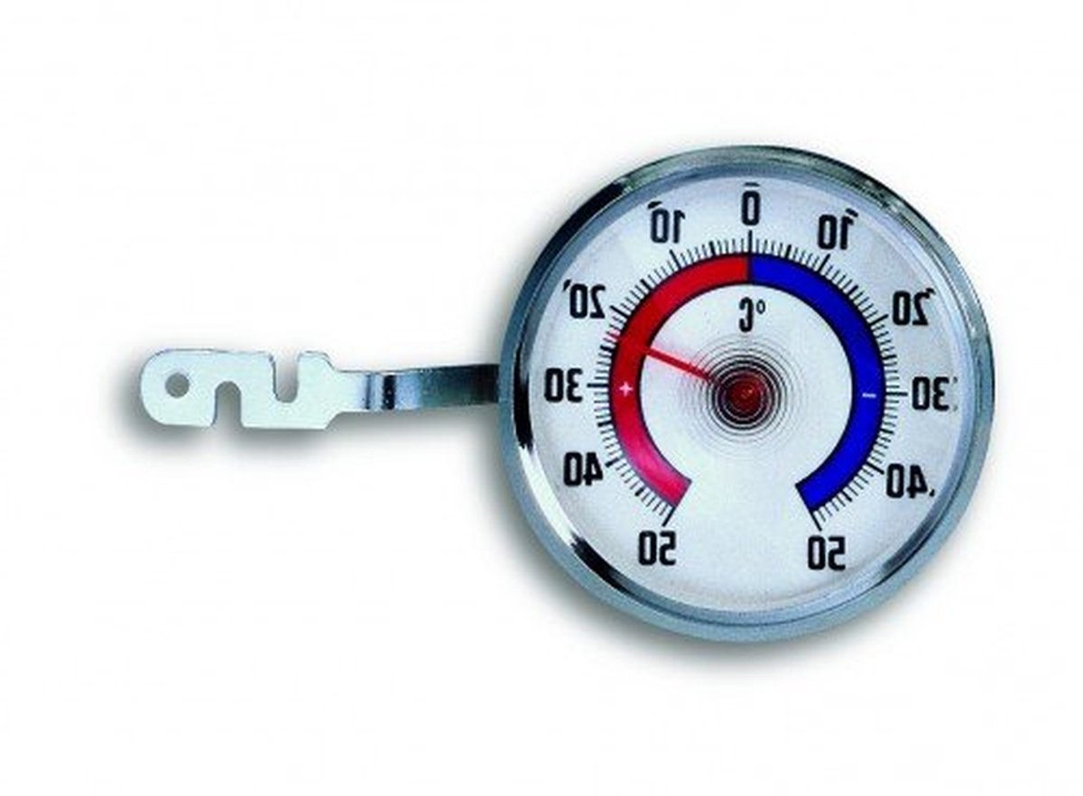 Ronde Raamthermometer - Buitenthermometer Raam - Temperatuur Meten - Metalen Ring - Ø 73 mm - Zilver