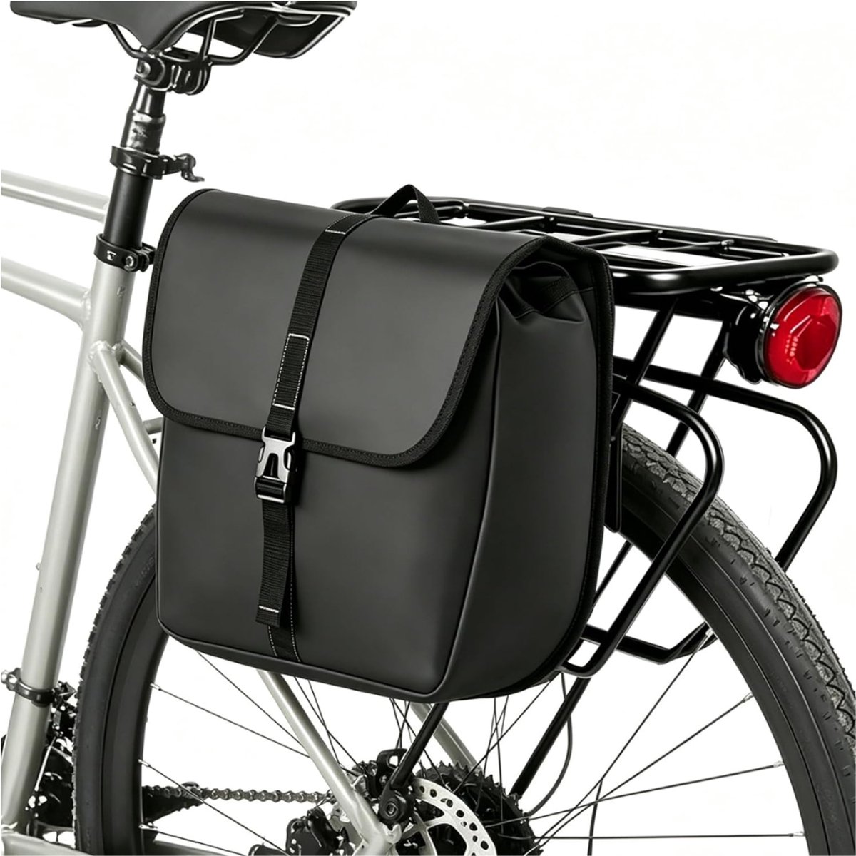 ZRNS® Fietstas Enkel - Tas Elektrische Fiets - Waterdicht - 20 Liter - Zwart