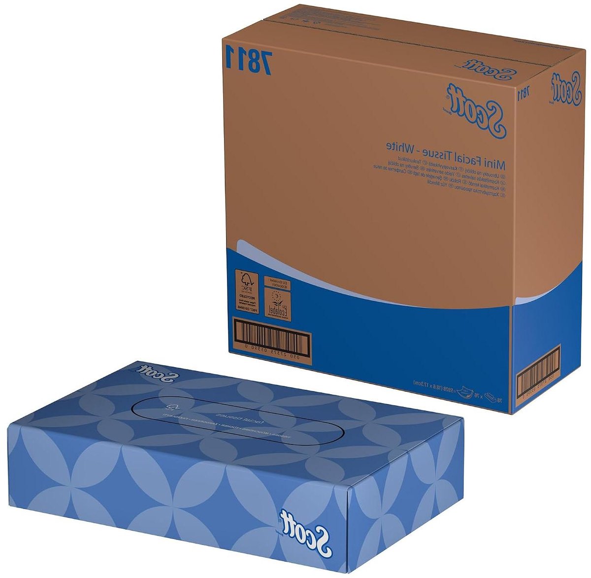Zakdoeken - Papieren zakdoekjes Sneldoekjes - Hygiënisch Werken - 2-laags - 78 doosjes - Wit