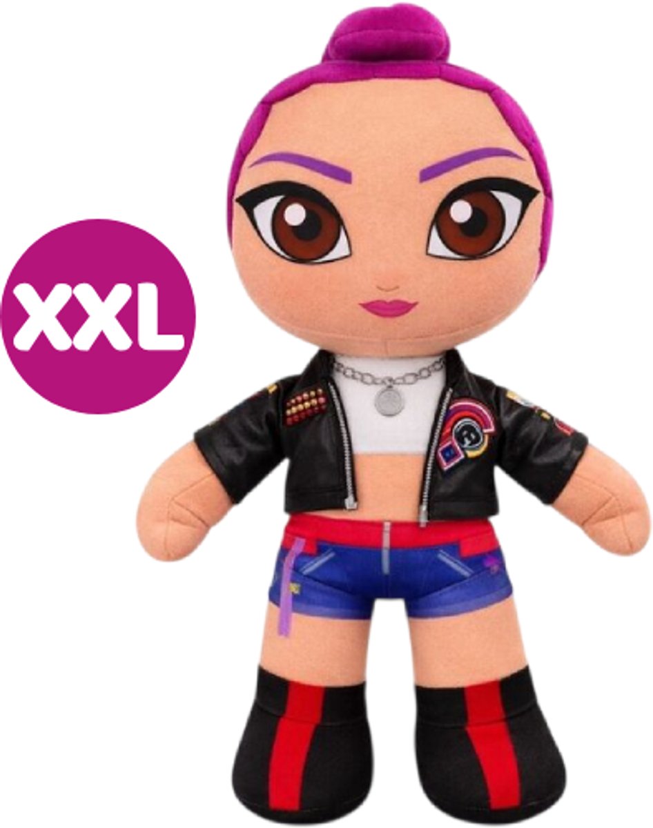 K-Pop Music (Paars) Pluche Knuffel XXL 80 cm - Speelgoed Knuffels voor Kinderen Jongens Meisjes - Kpop Anime Plush Toy