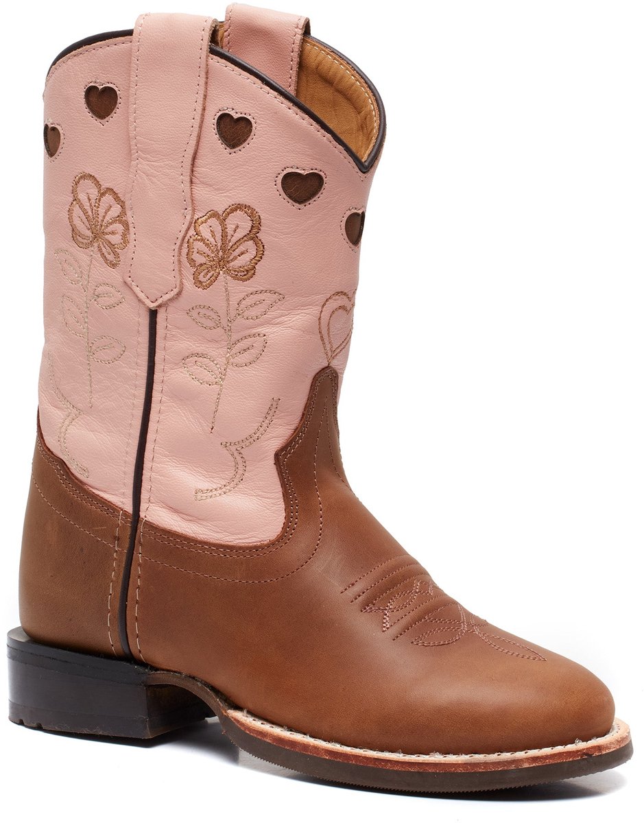 Bootstock x Chesterfield Pink Cowboylaarzen - Tieners - Roze - Leer