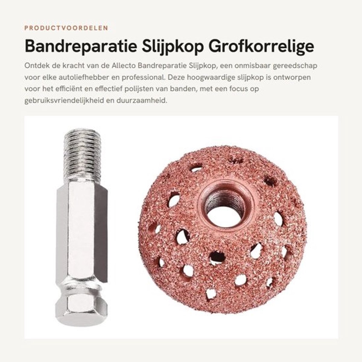 Bandreparatie Slijpkop 38mm - Polijstwielen - Grofkorrelige Bandbuffer - Wolfraamlegering - 70 Rooster Schuurvermogen - Hoogwaardige Kwaliteit