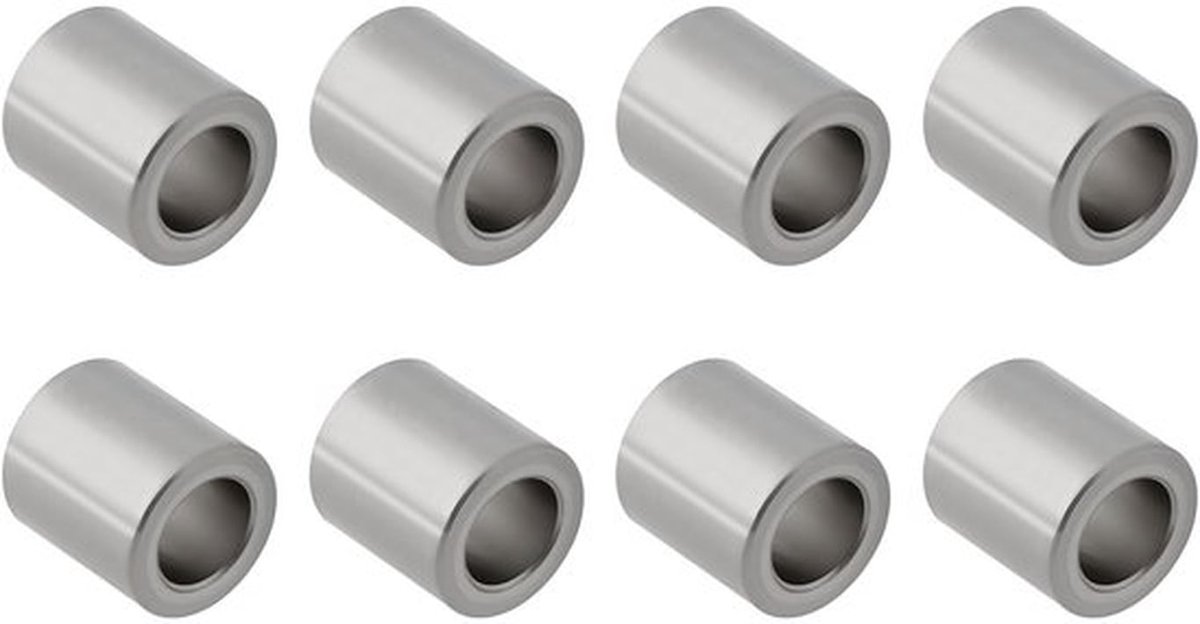 Kingpin Bushing 8x - Roestvrij Staal - 2.5x1.4x2.3mm - Compatibel met Hot Racing Axial SCX24 - Schokbestendig - Verbeterde stuurprecisie