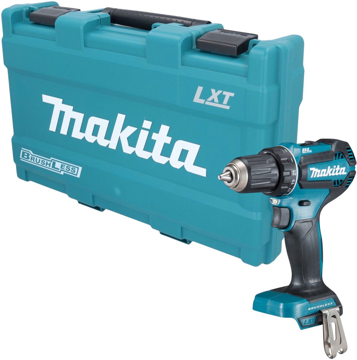 Makita DDF 485 ZK accuboormachine 18 V 50 Nm borstelloos + koffer - zonder accu, zonder oplader
