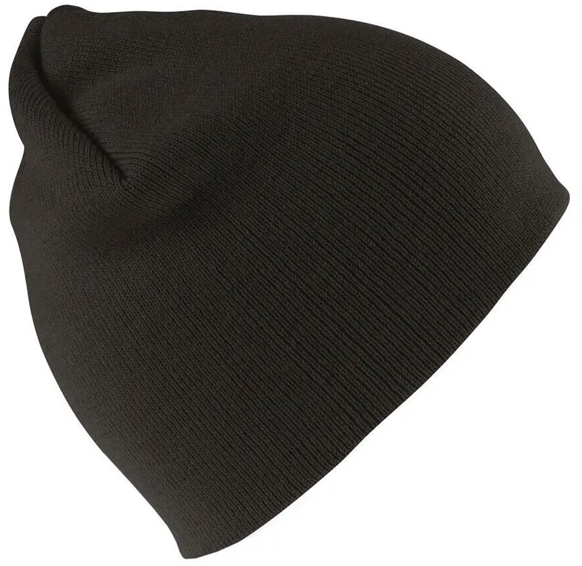 Result Soft Feel Cuffless Beanie RC44 - Black - One size
