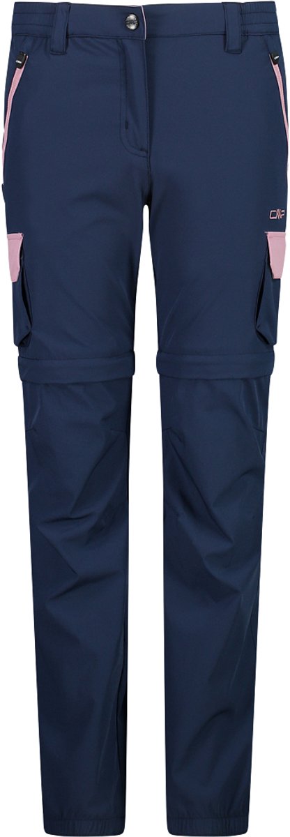 Geritste cargo broek meisjes Blauw