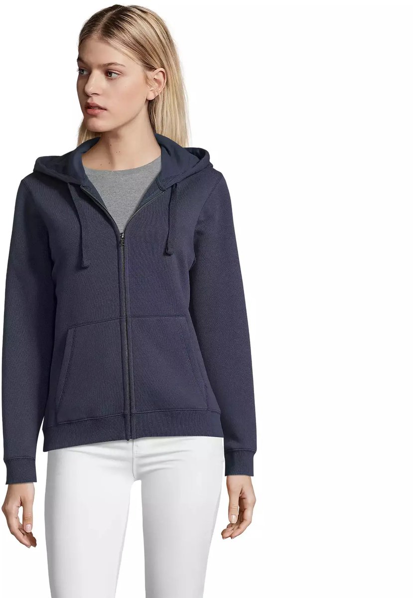 SOL'S Women´s Zip Hoodie Spike L03106 - French Navy - L
