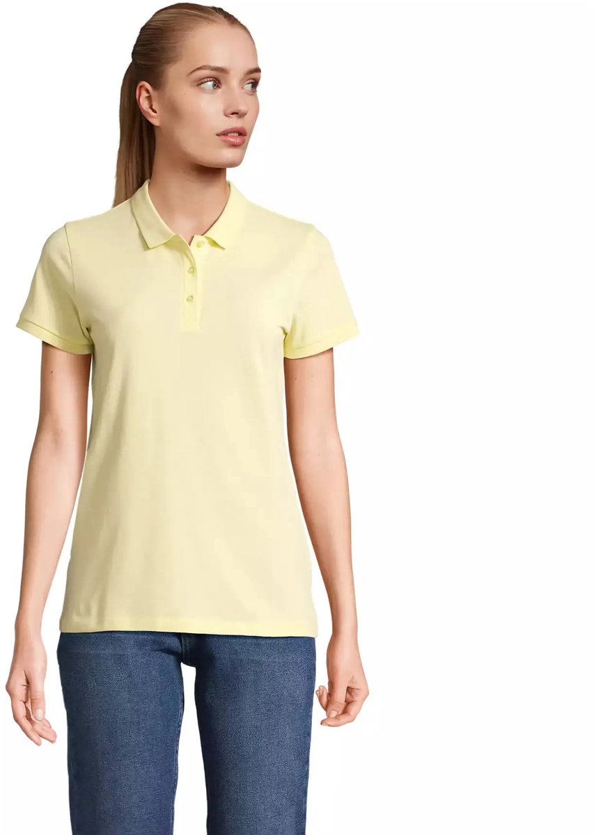 SOL'S Women´s Planet Polo Shirt L03575 - Light Yellow - XS