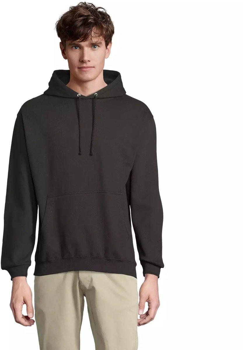 SOL'S Unisex Condor Hooded Sweatshirt L03815 - Black - L