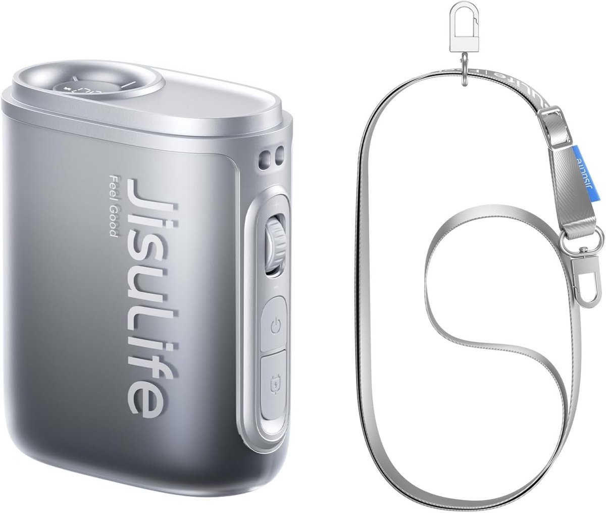 Nekventilator - Zwart - 4500mAh - Opvouwbare Mini Draagbare Ventilator - Voor Outdoor en Reizen