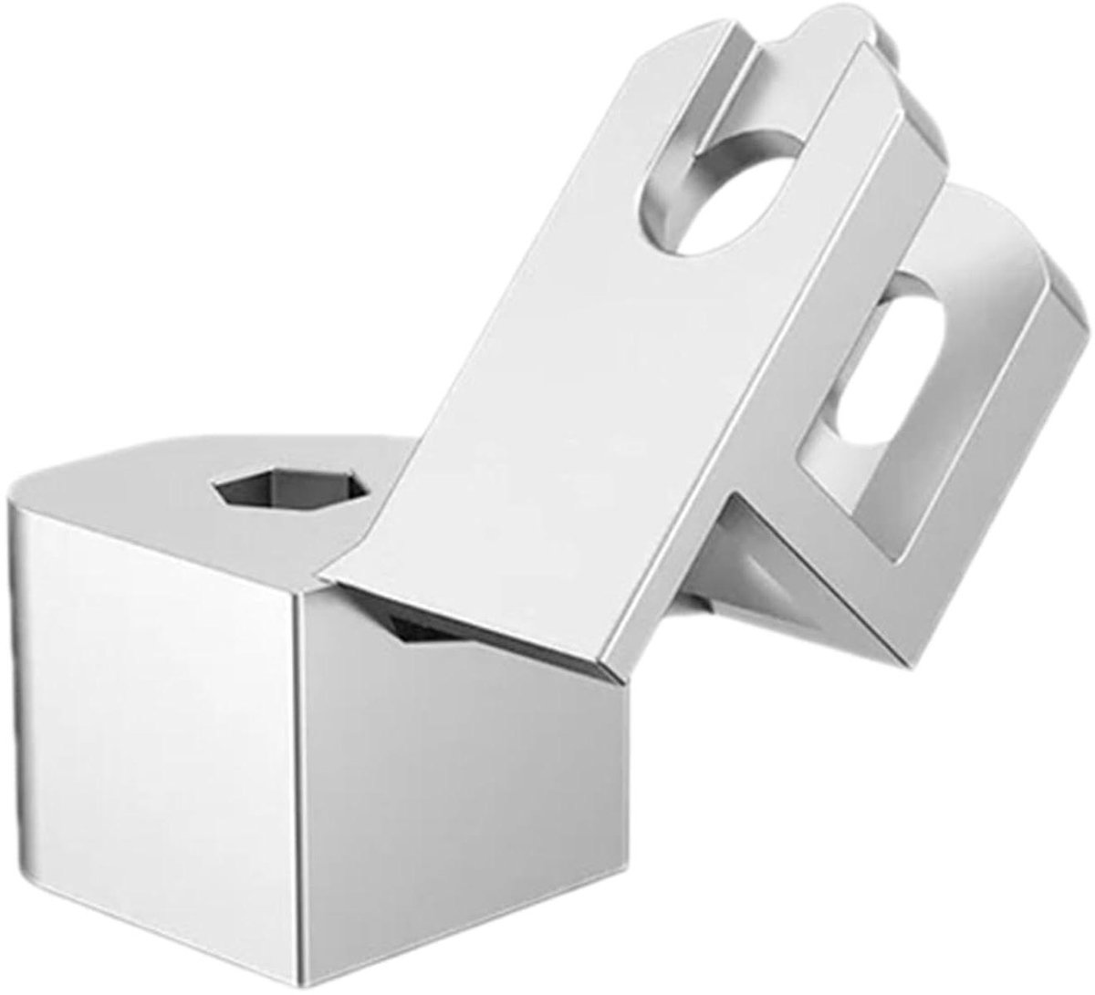 Schakelindicator Kabelbeugel - Versnellingsindicator Beugel - Auto Reparatie - Duurzame Aluminium Legering - 15 x 15 x 15 cm - Zilver