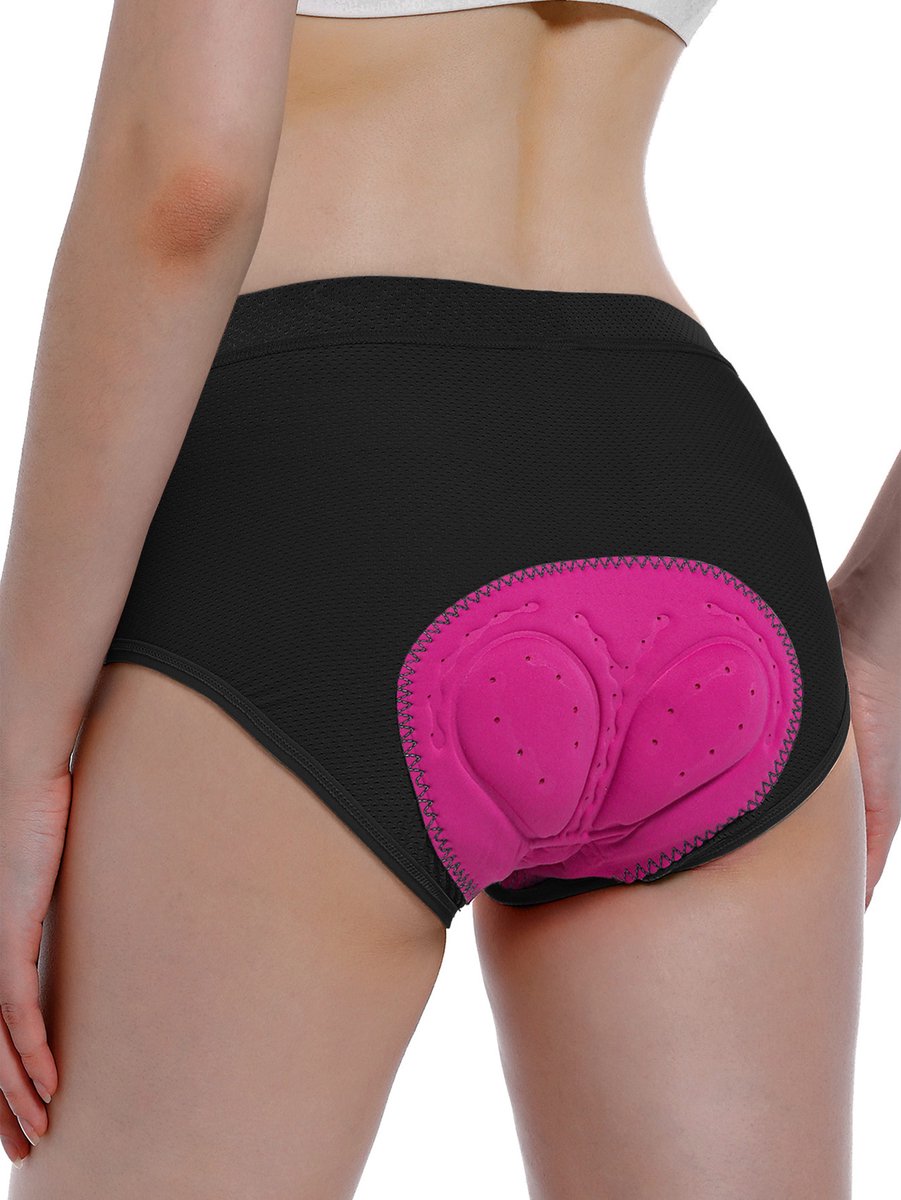 MEETYOO Dames Fietsonderbroek met 4D Gelzeem, Sneldrogend & Ademend, Onderbroek voor Racefiets & Mountainbike