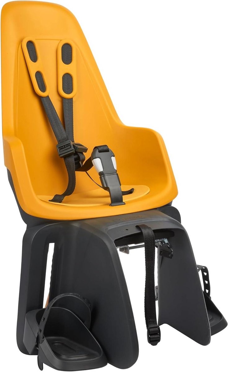 Kinderfietszitje - Fietsstoeltje Achter - Veilig Vervoer - Dubbelwandige Zitting - Tot 22 kg - Mighty Mosterd
