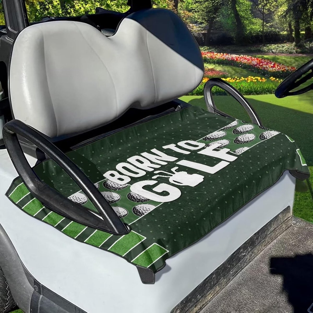 Essentiële Golf Cart Accessoires: Lichtgewicht Stoelhoes, Handdoek en Dekens voor Comfort tijdens het Golfen